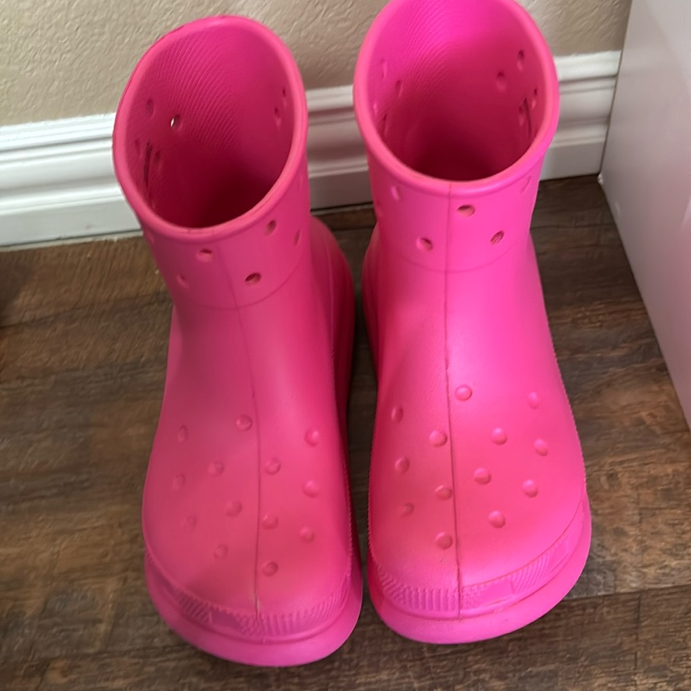 CROCS Pink Winter & Rain Boots
